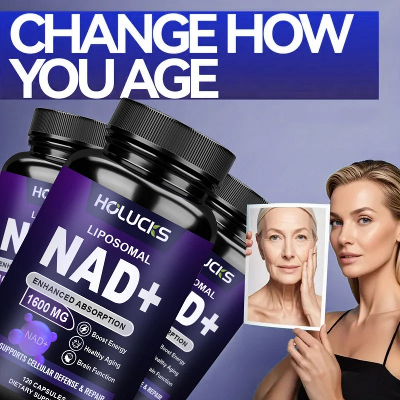 High Potency NAD+ Supplement, for Anti-Aging, Energy Production