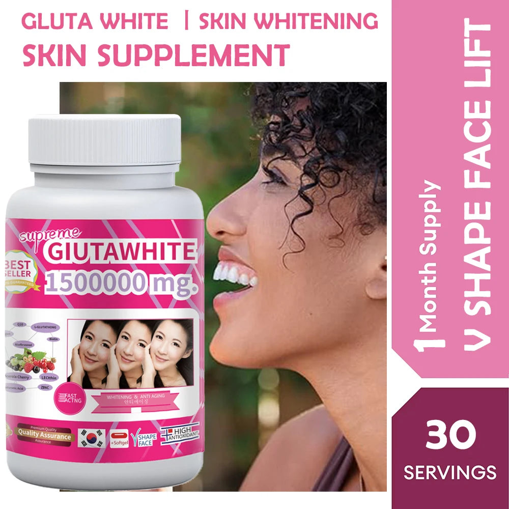 GLUTA WHITE  Glutathione Skin Whitening Supplement Anti Aging