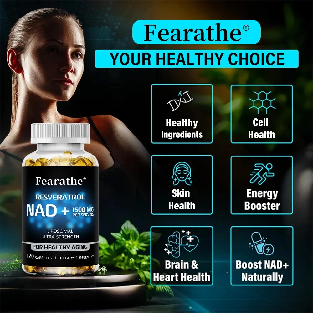 NAD+ Boost-with Resveratrol,Enhances Cellular Vitality