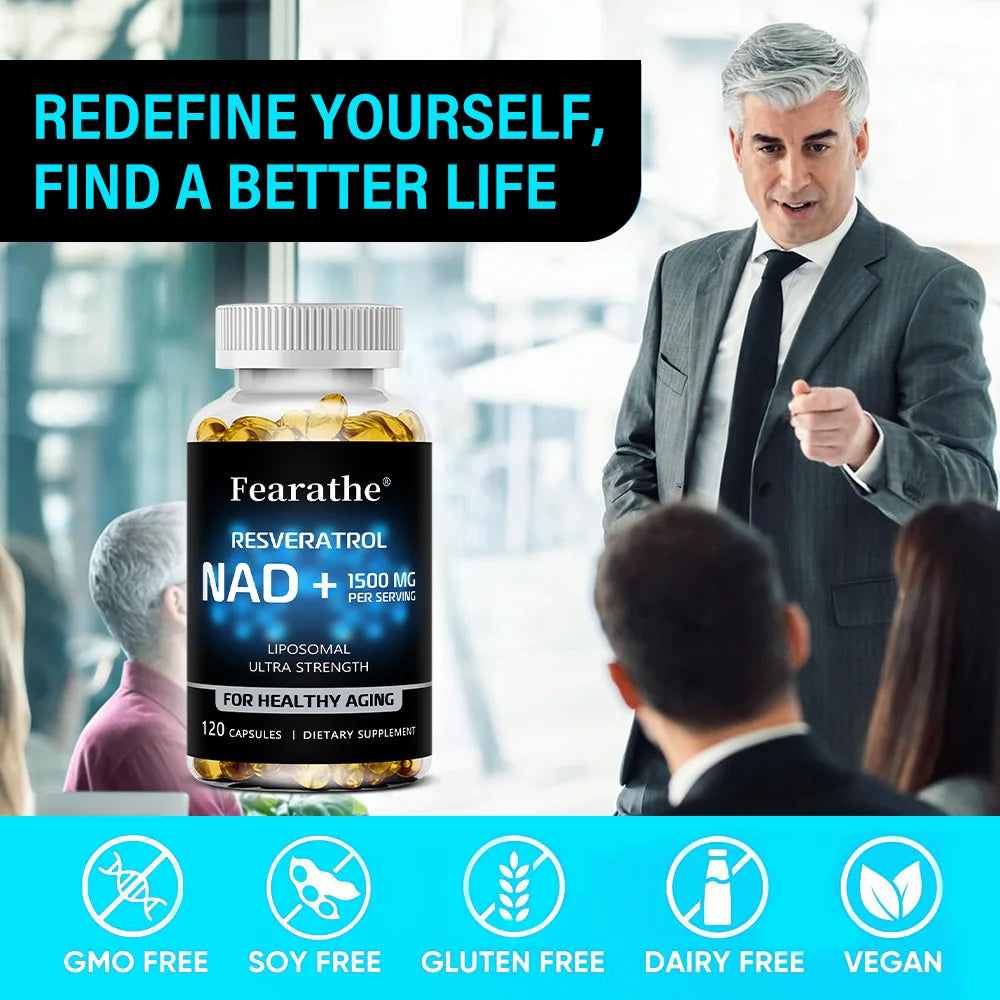 NAD+ Boost-with Resveratrol,Enhances Cellular Vitality