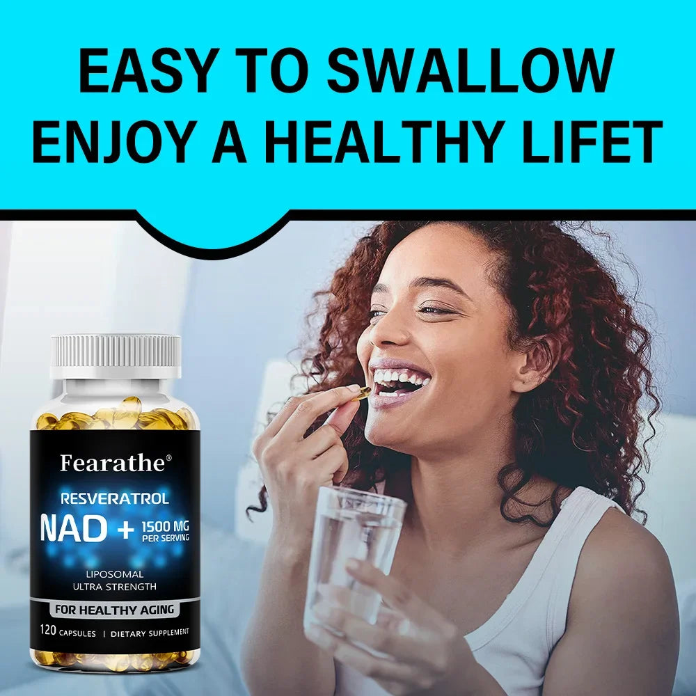 NAD+ Boost-with Resveratrol,Enhances Cellular Vitality